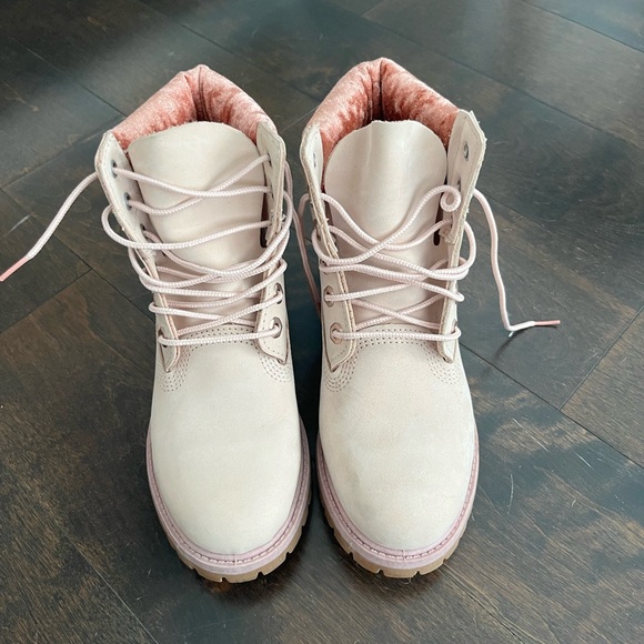 Pink Timberland Boots - Picture 2 of 6